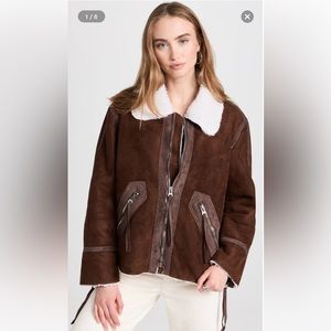 NWT Shearling Mustang Jacket